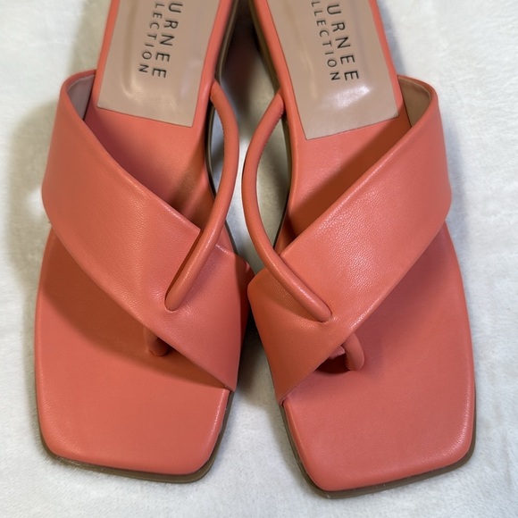 Journee Collection Mina Coral Sandals with Modern Square Toe- 8.5M - Picture 9 of 11